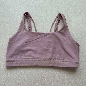 Athleta Mauve Double-Strap Sports Bra